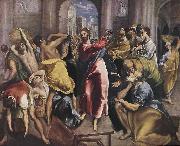 El Greco Christ Driving the Money Changers from the Temple France oil painting artist